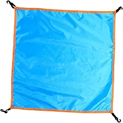 Tenda de Lona Impermeável E à Prova de Chuva de 33 X 33 Polegadas, Cobertura Superior para Viagem, Acampamento, Atividades Ao Ar Livre, Mochila, Camin