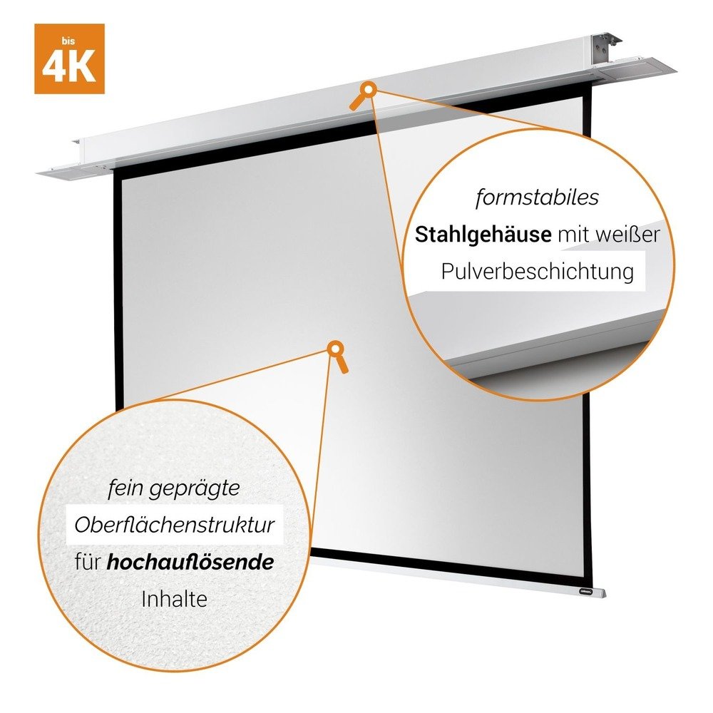 celexon Professional, 200 x 150 cm, schermo da incasso, formato 4:3