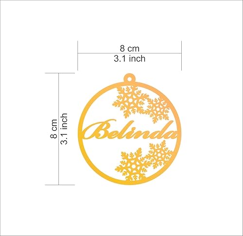 Miniatura 3 de Adorno de Navidad personalizado, bola cortada con láser, bolas con nombre personalizado, Navidad 2025, regalos de Navidad para la familia, adornos