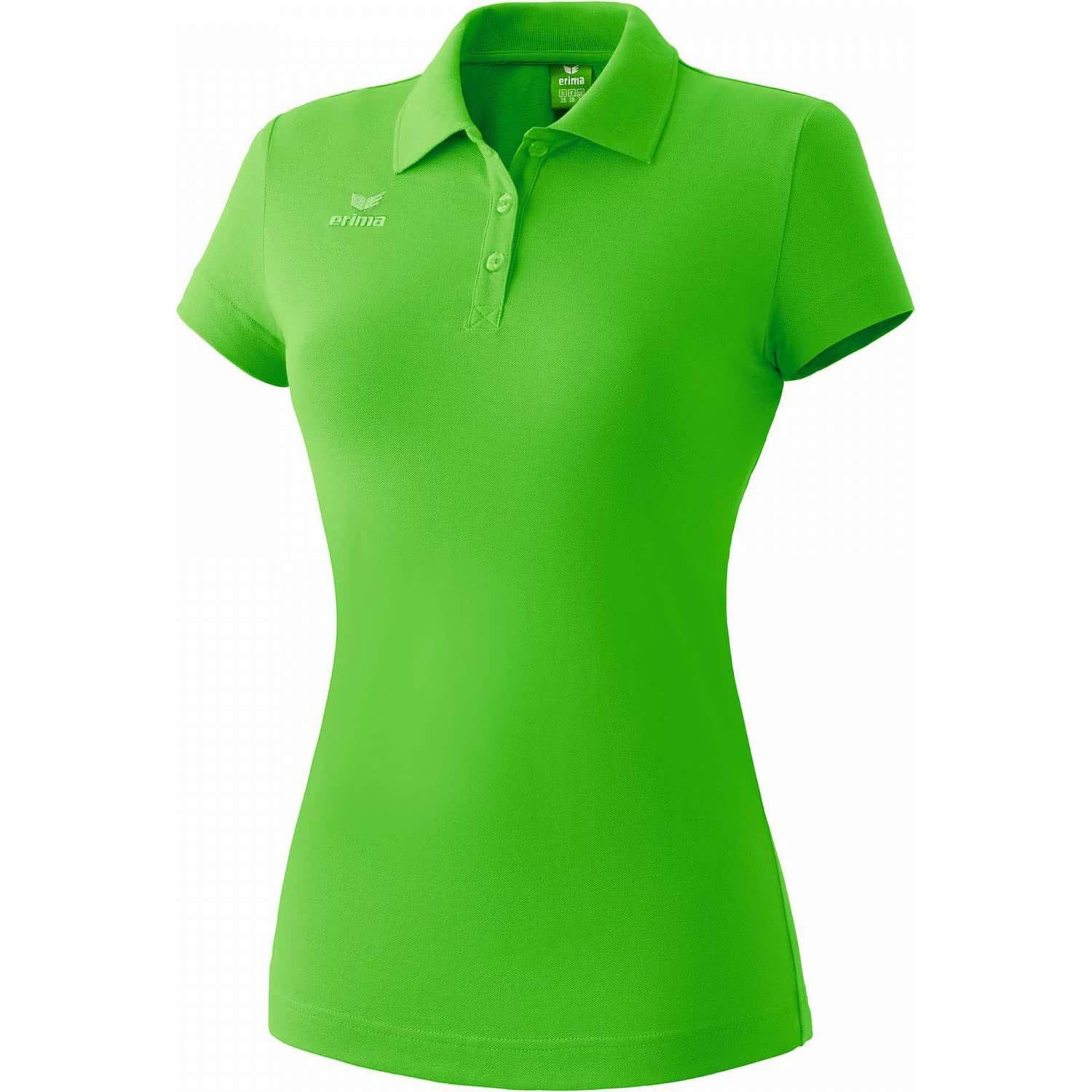 Erima Women's Casual Basics Teamsports Polo Shirt - Green, Size 48