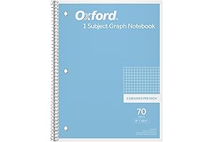 Oxford Spiral Graph Notebook: Your Perfect Graphing Companion