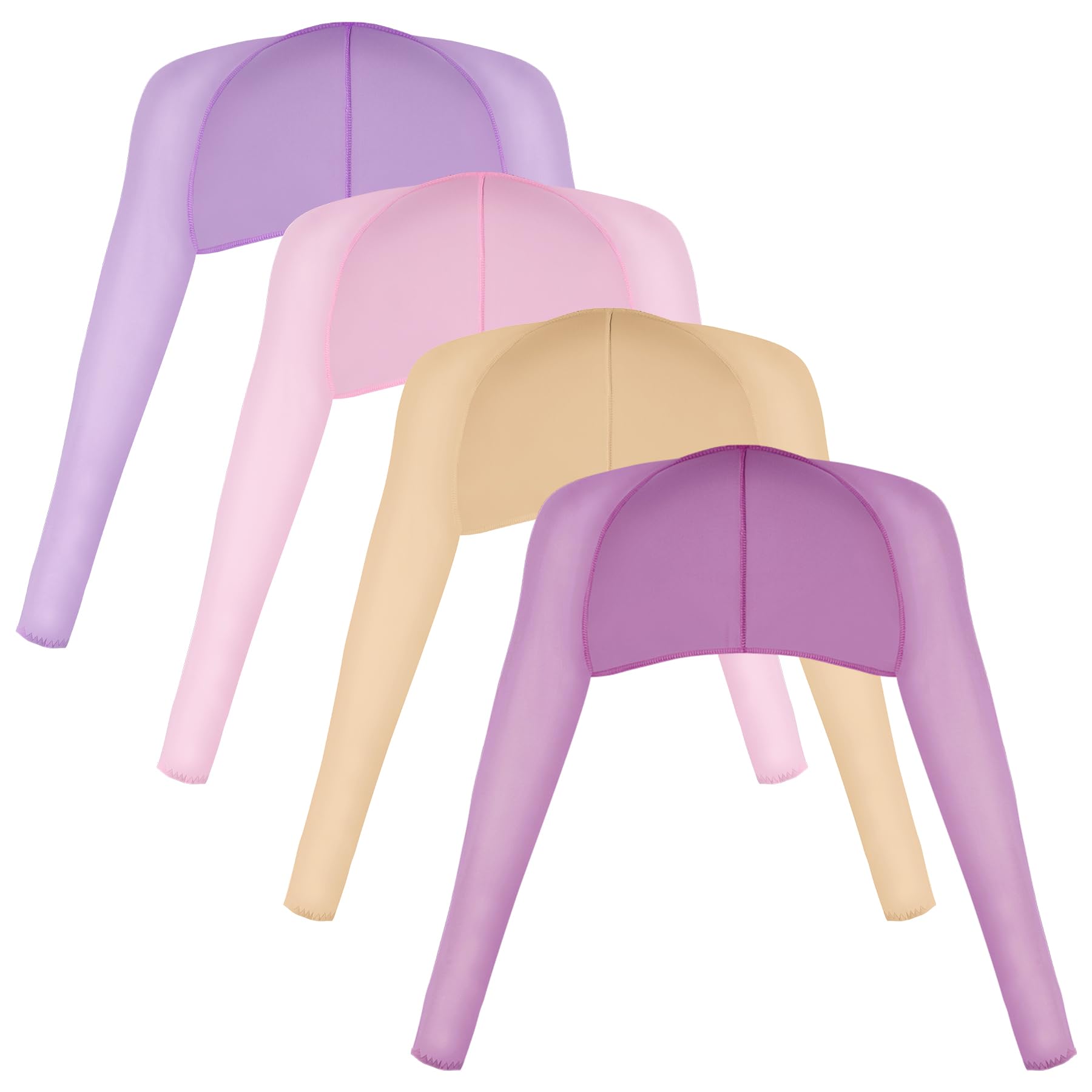 Yookat 4 Pieces Cooling Shawl Golf Cooling Shawl Arm Sleeve Sun Protection Golf Shrug for Women Men Outdoor Sports