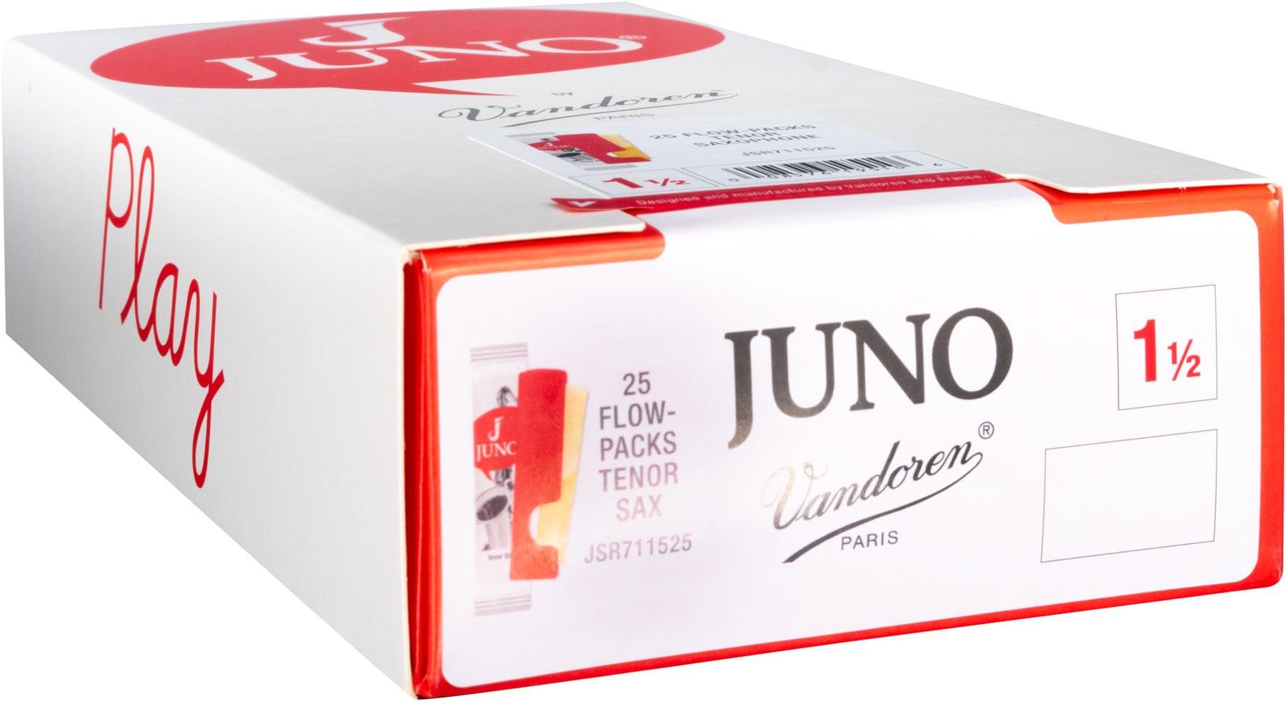 Vandoren JUNO JSR711525 Tenor Saxophone Reeds - 1.5 (25-pack)
