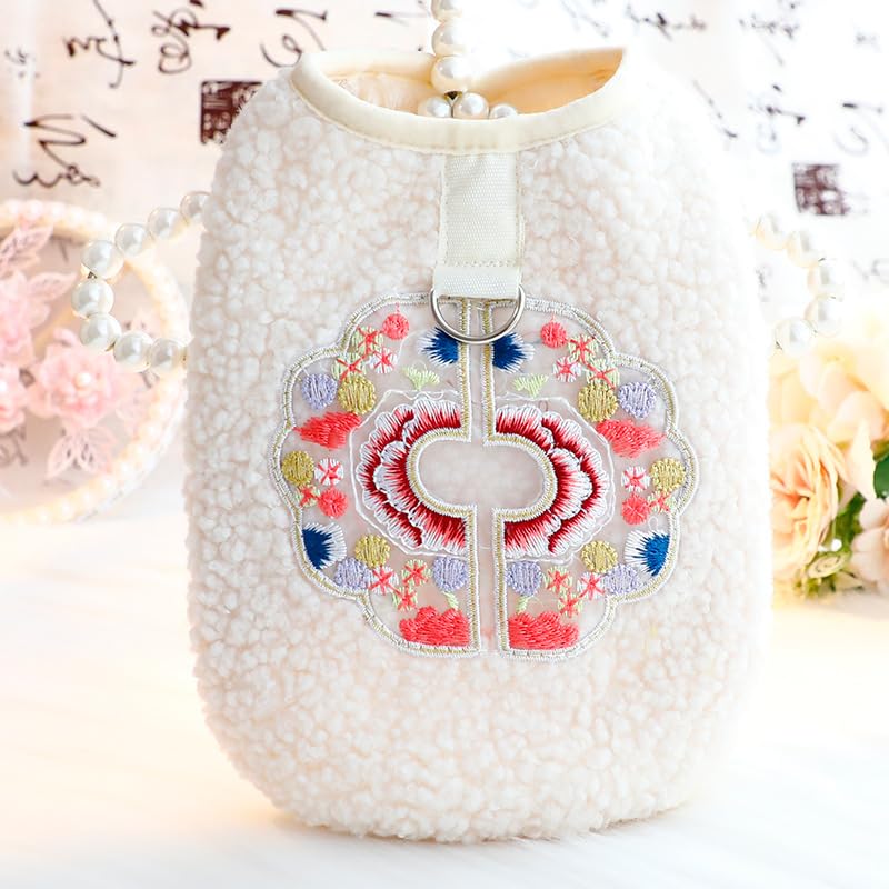 Disfraz cálido para perros pequeños AZA, talla M, rosa miniatura 7