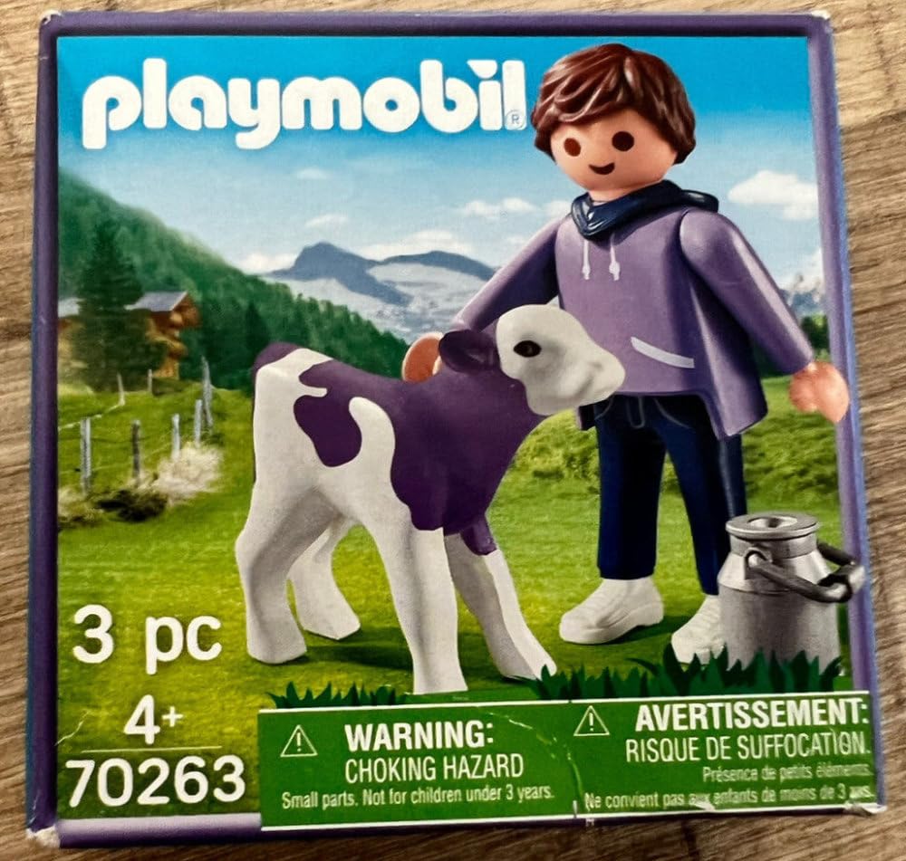 PLAYMOBIL Kobieta z krową liliową