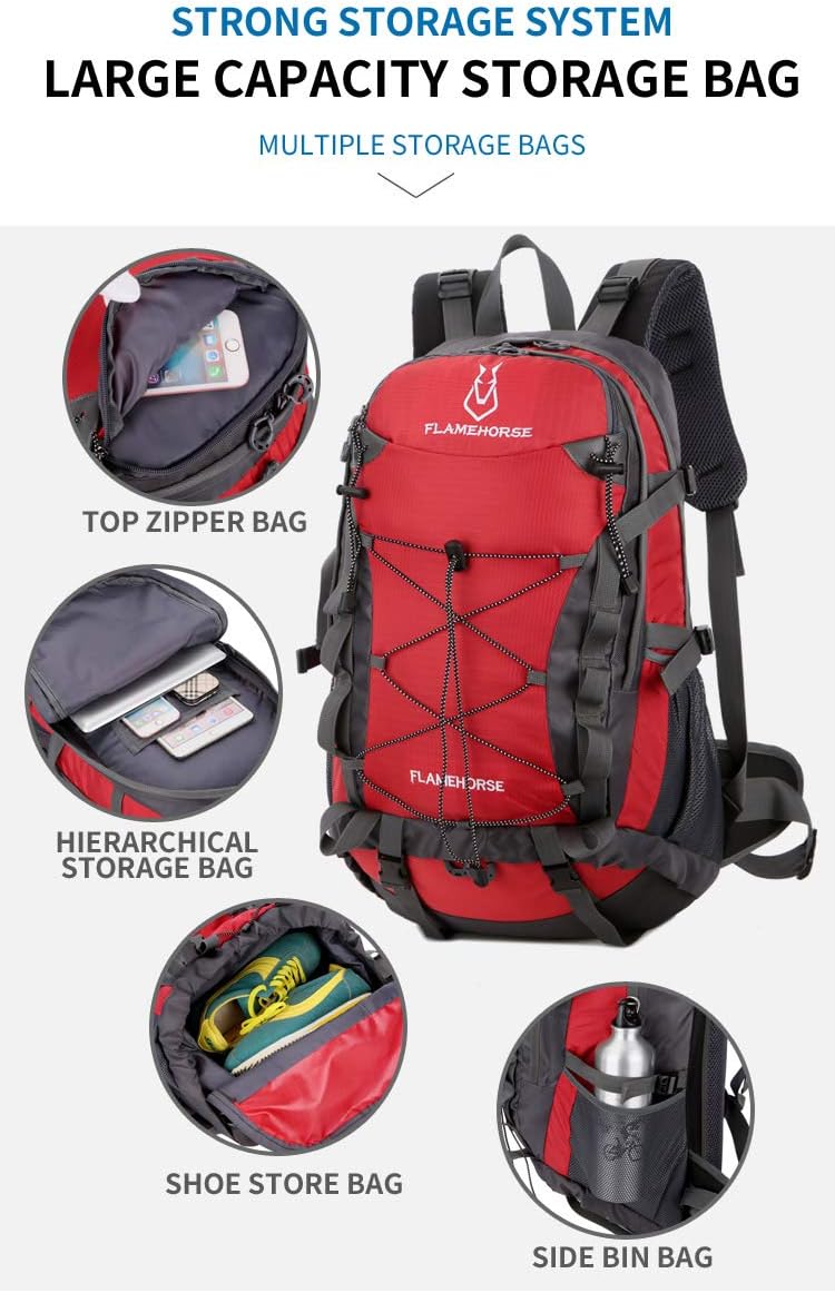 flame horse backpack