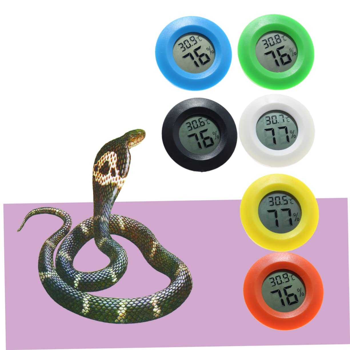 Sosoport Box Digital Temperature Meter Digital Humidity Meter Temperature and Humidity Meter