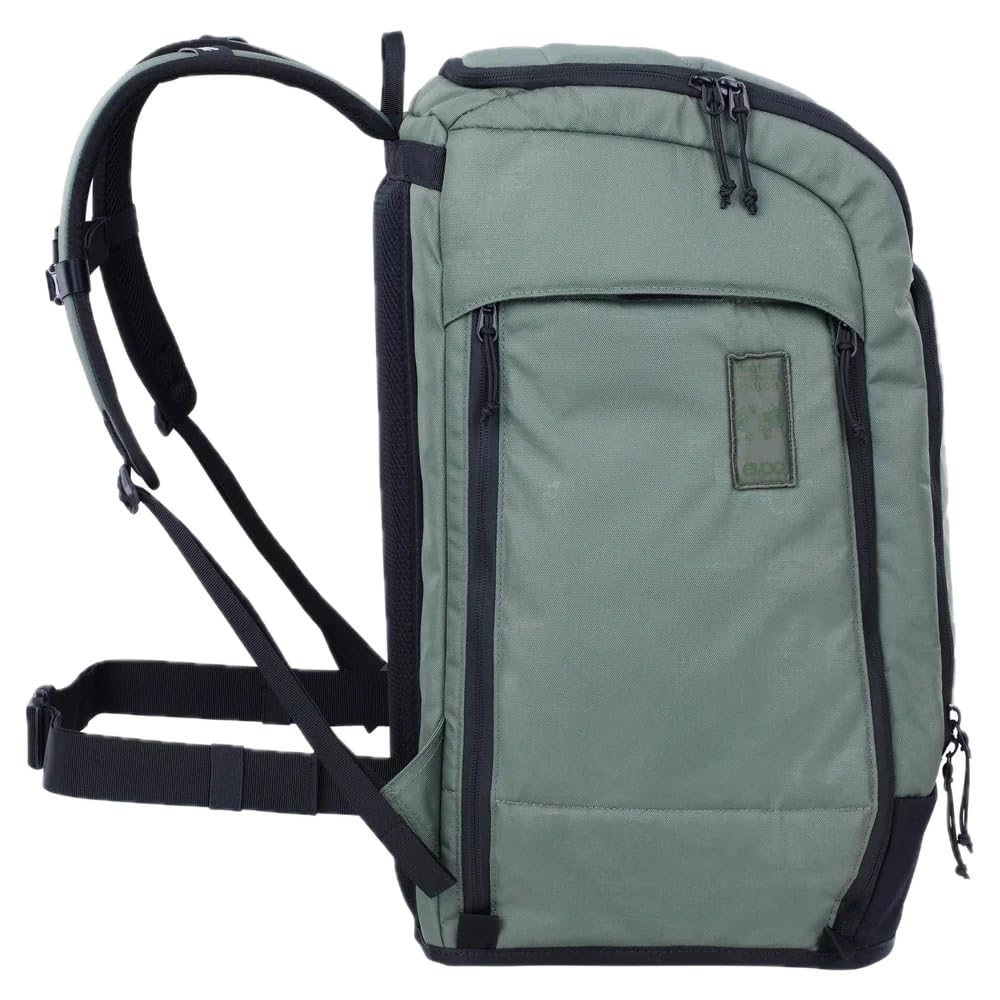 EVOC GEAR BACKPACK 60 Plecak podróżny, plecak turystyczny (stabilny plecak z przegrodą na buty, plecak trekkingowy z przegrodami organizacyjnymi, pojemność: 60 l), ciemnooliwkowy