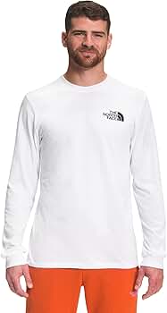 The North Face Box NSE Long Sleeve Tee TNF White/TNF Black