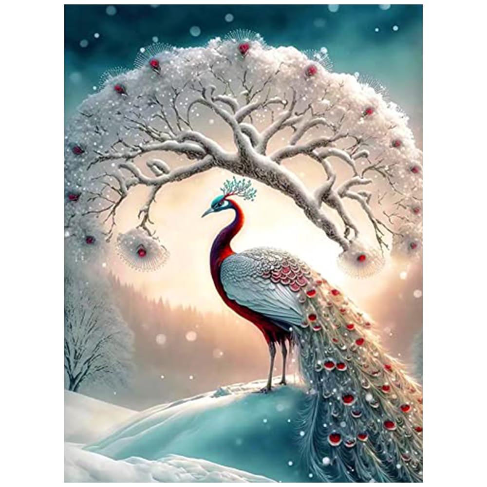Hiuyavy 18 Diamond Painting Kits, 5D Full Drill Animal Gem Art Kits, Crystal Cross Stitch Craft, Crystal Rhinestone Embroidery Diamond Diy Paintings For Home Wall Decor 30X40cm