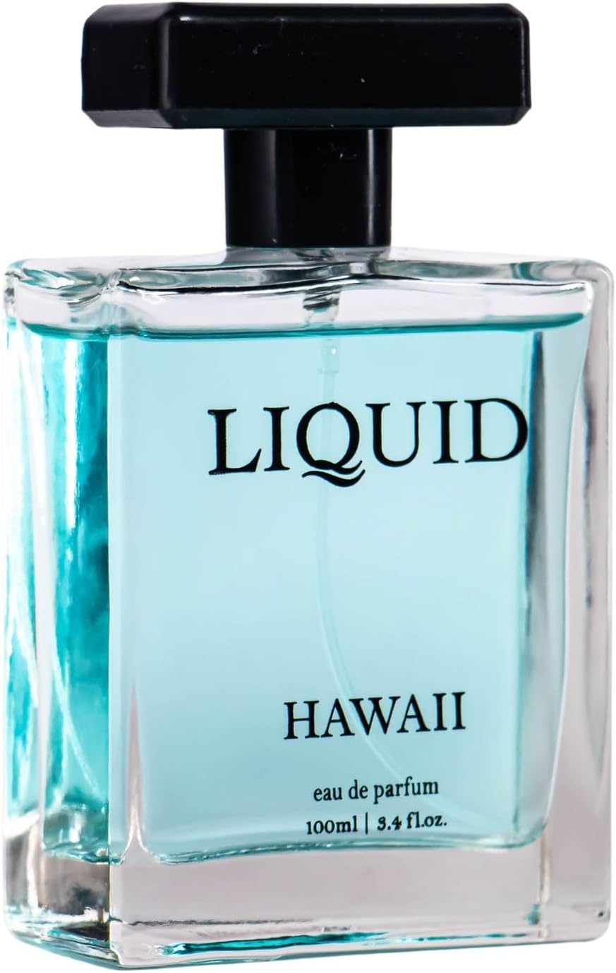 Liquid Hawaii Eau de Parfum for Men -100ml | Jasmine, Neroli, Floral, and Patchouli Notes | Premium Long-Lasting Fresh Fragrance | Perfect for Special Occasions | Gifting for Him