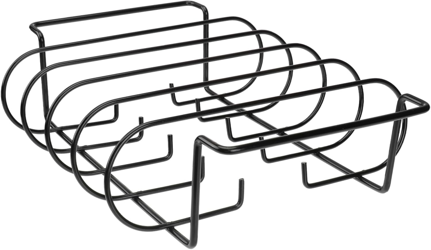 Iron Rib Rack Steak Smoking Rack Lamp Chop Barbecue Grill Accessory for Outdoor Grill