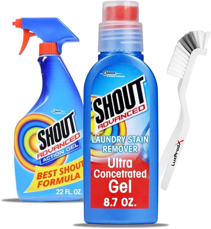 Shout Advanced Acting Gel Laundry Stain Remover, 22 Ounce