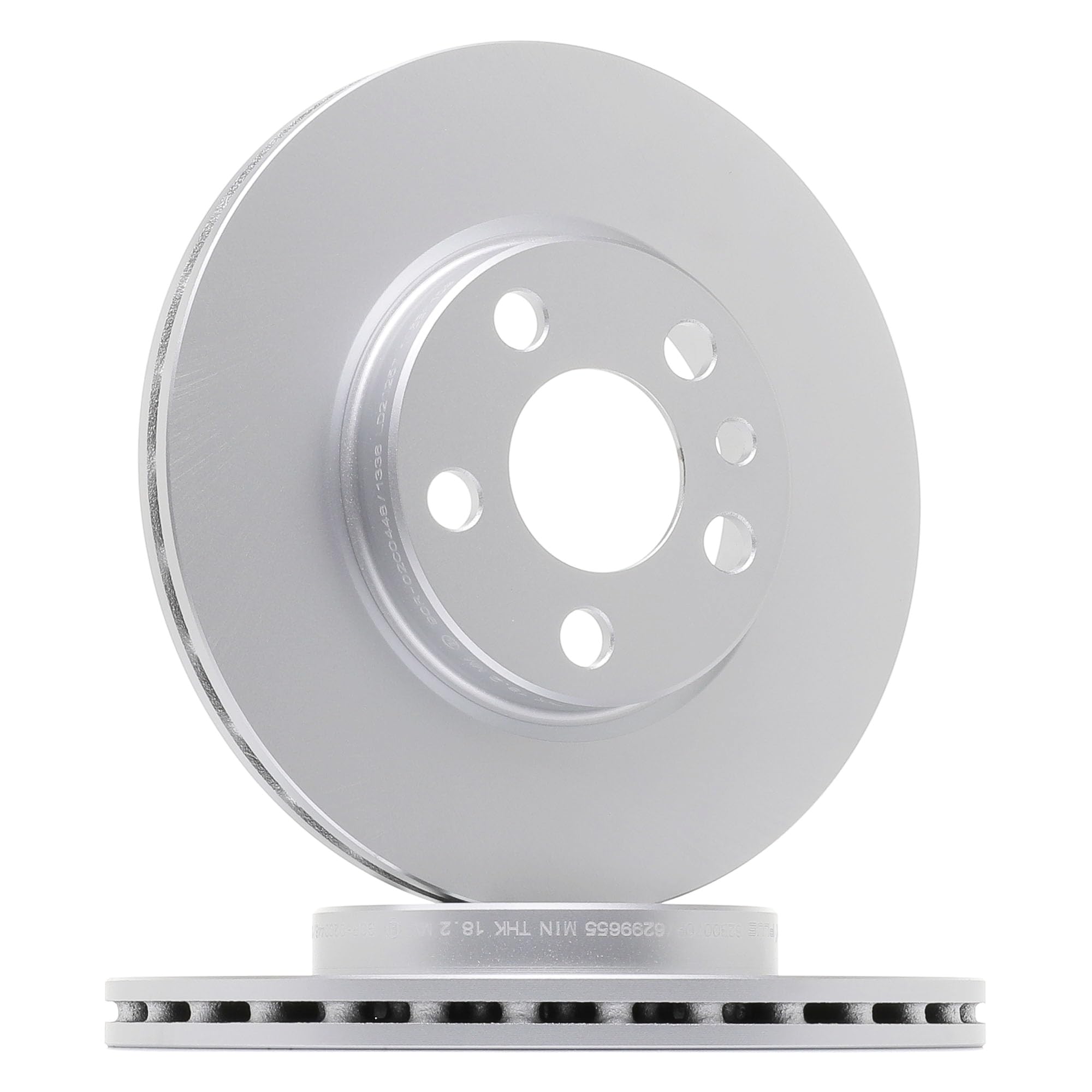 RIDEX PLUS 82B0070P 2x Disco de freno Delantero Compatible con CITROËN Jumpy II MPV VF7