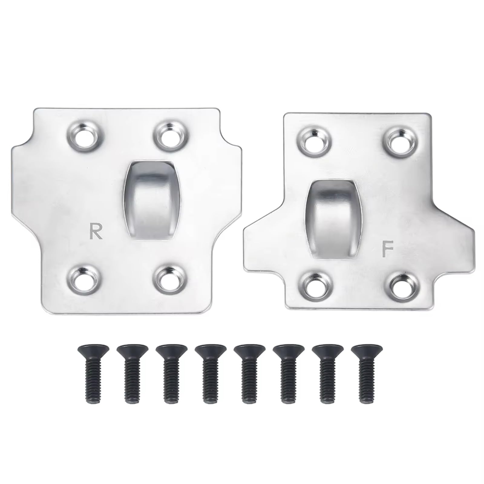 Per Kraton Per Outcast Per Senton Per Talion Per Typhon 1/8 Piastra Protezione Anteriore E Posteriore In Acciaio RC Parti Camion Per Buggy Accessori Giocattoli Rc