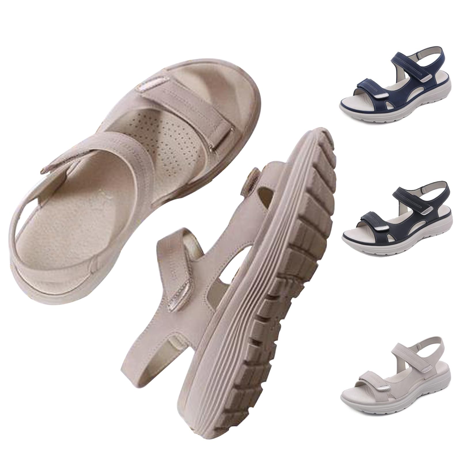 Sandales compensées femme été confortable pour soulager les pieds