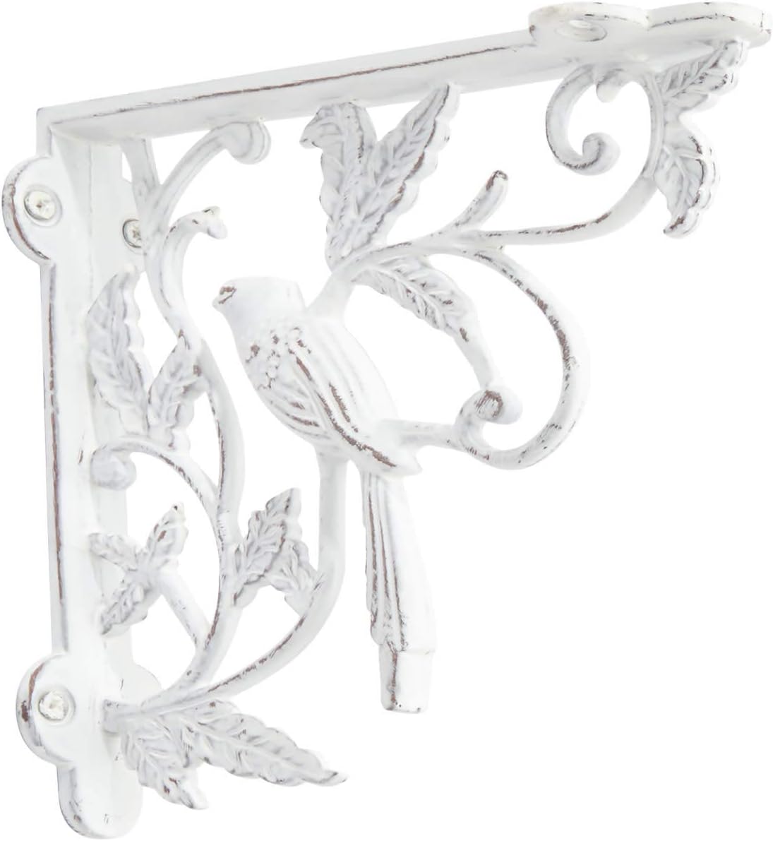 407337 Bird and Vine 7 Iron Shelf Bracket