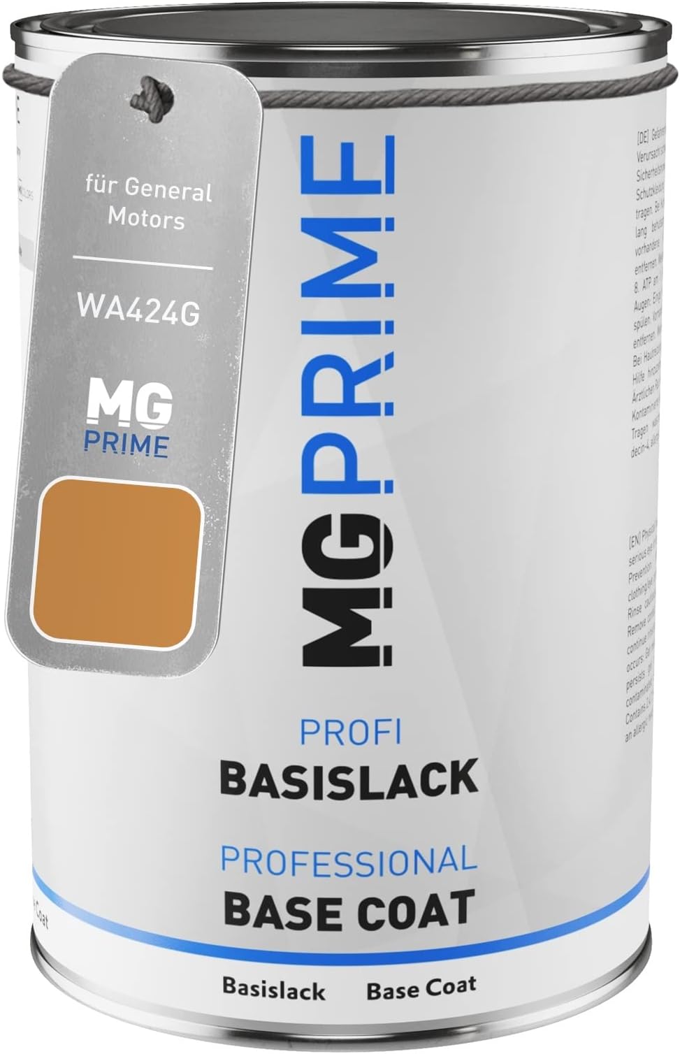 MG PRIME Car paint Can ready-to-spray for General Motors WA424G Mayan Gold Metallic Base coat 1.0 litre 1000ml