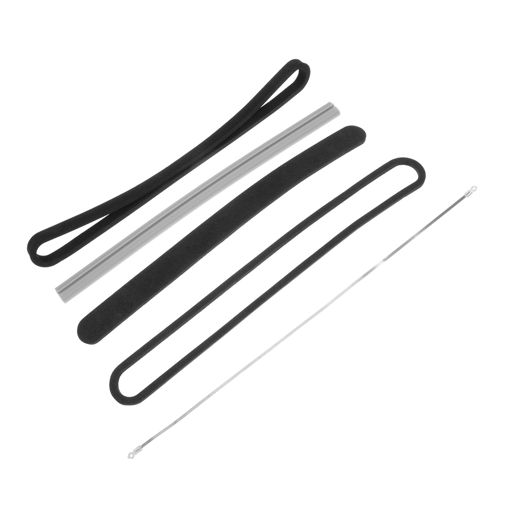 Cabilock Set 1 Striscia di Tenuta in Silicone e Spugna Filo Riscaldante per Macchina Sottovuoto Nero, Sigillatura Uniforme, Ricambio per Uso Professionale e Negozi