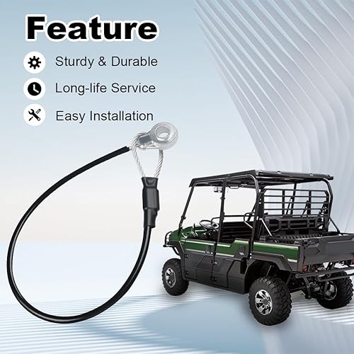 Miniatura 5 de Cables de repuesto para portón trasero M159508 con John Deere HPX615E HPX815E M-Gator A1 TE Gator TH 6x4 TX 4X2 XUV 625i 825i 855D 825E 825M 835E