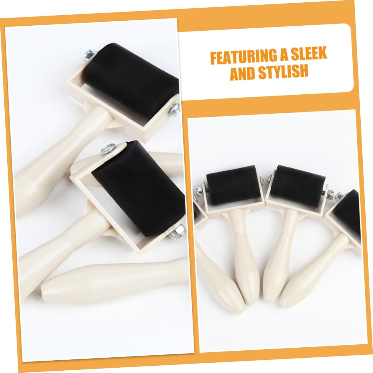 GETAJGHSD 10pcs Printmaking Tool Craft Oil Painting Roller for Boys and Girls Rollers for Crafting and Art Printing