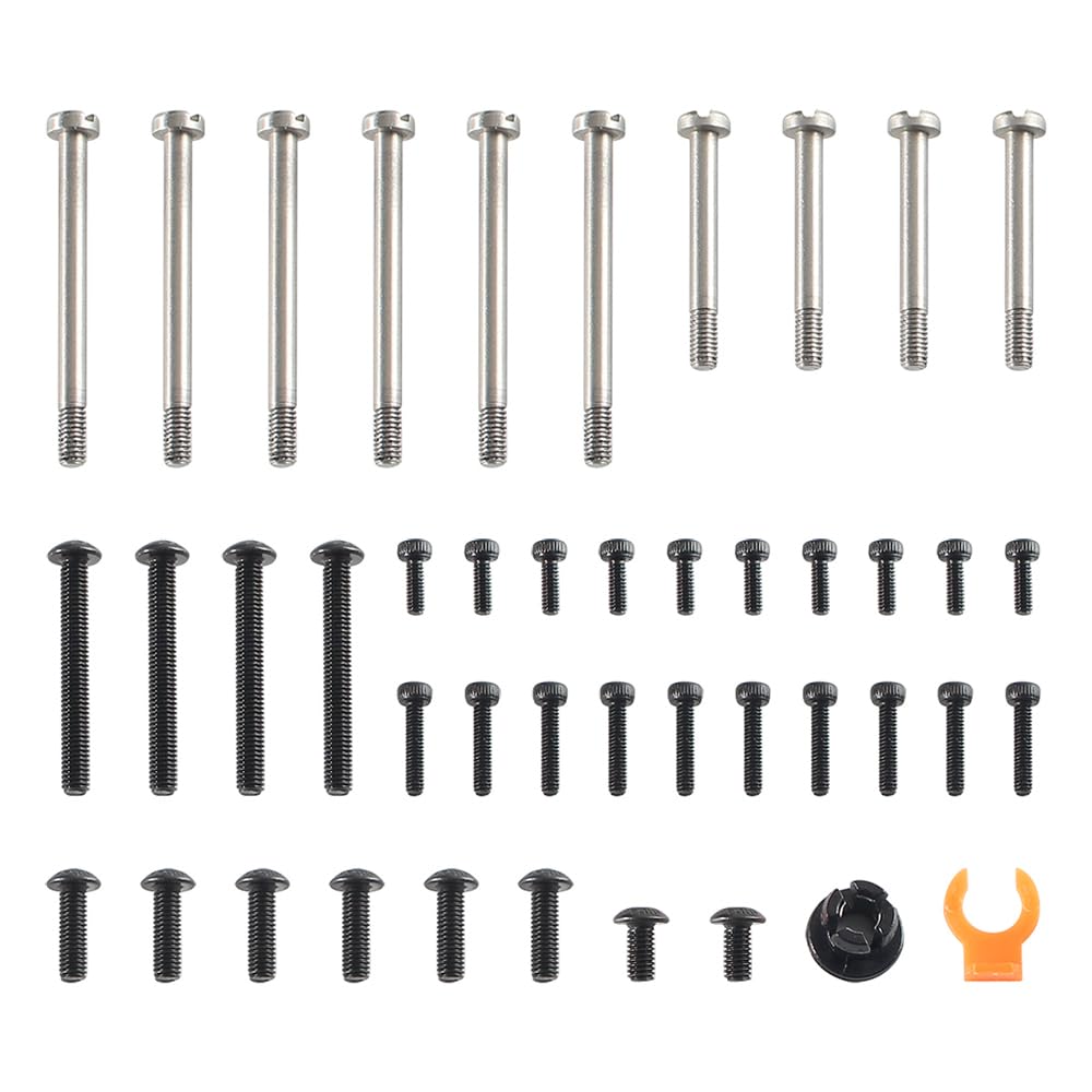Jemora Accessorio per stampante 3D Parti in lega di alluminio compatibili con la macchina da stampa 3D VOR 0.2 R1 Parti del telaio in metallo CNC leggero fai-da-te aggiornato con kit di viti