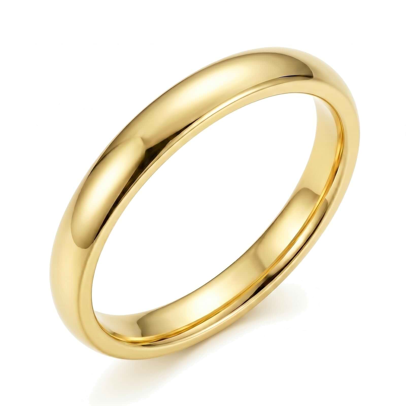 14K Gold Rings for Men Women, 3MM/5MM/7MM Width Wedding Band Ring Size 4-16, High Polished Comfort Fit Ring, Simple Minimalist Rings, Engagement Promise Band, Gifts for Anniversary