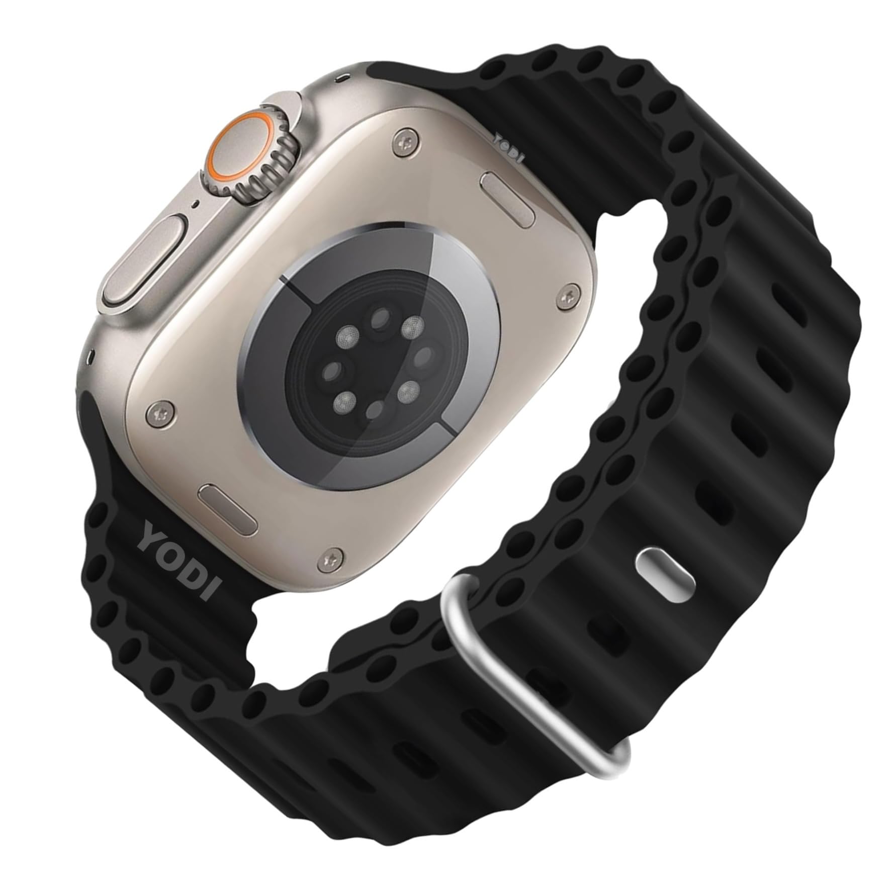 YODI Straps Compatible with Apple Watch 42mm 44mm 45mm 49mm, Replacement Band Soft Silicone Sport Strap for iWatch Ultra Series 8/7/6/5/4/3/2/1 SE (Black) (B0CV38T4W8) Amazon Price History, Amazon Price Tracker