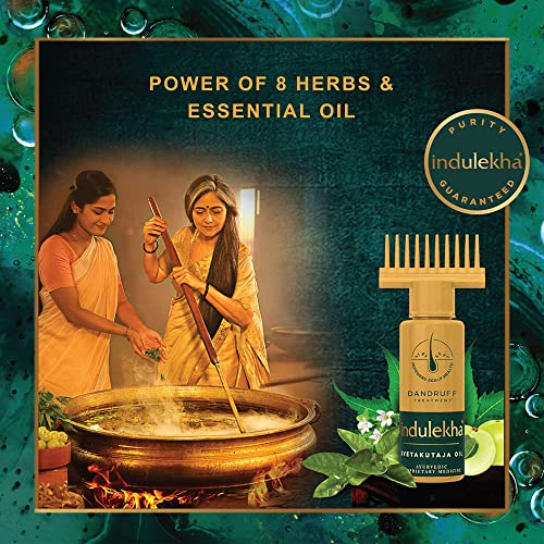 Indulekha Svetakutaja Oil|Ayurvedic Medicinal oil for dandruff treatment|100% Ayurvedic Oil|100ml - Image 5