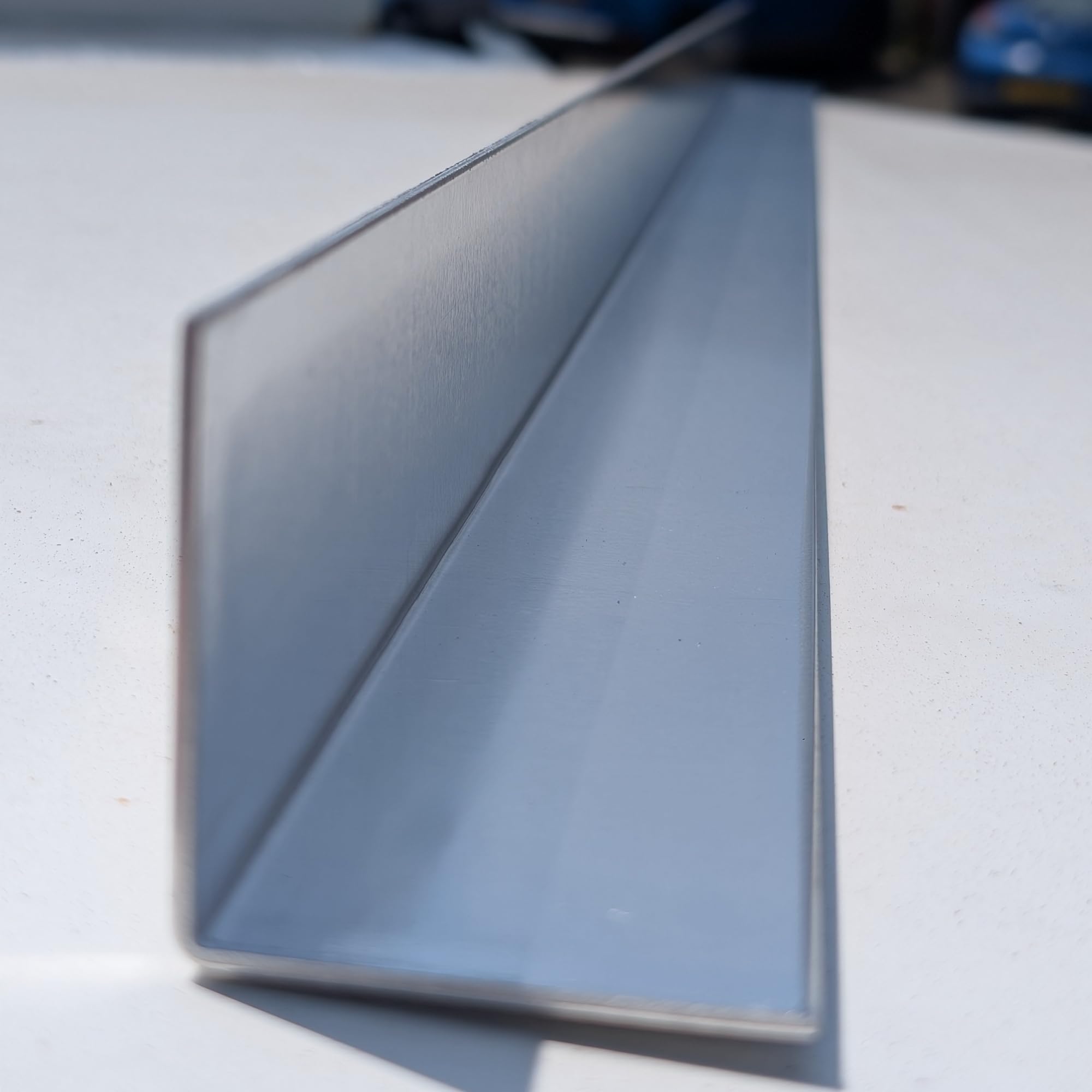 50 x 50 x 1250 mm, aluminio igual ángulo (grado 1050)