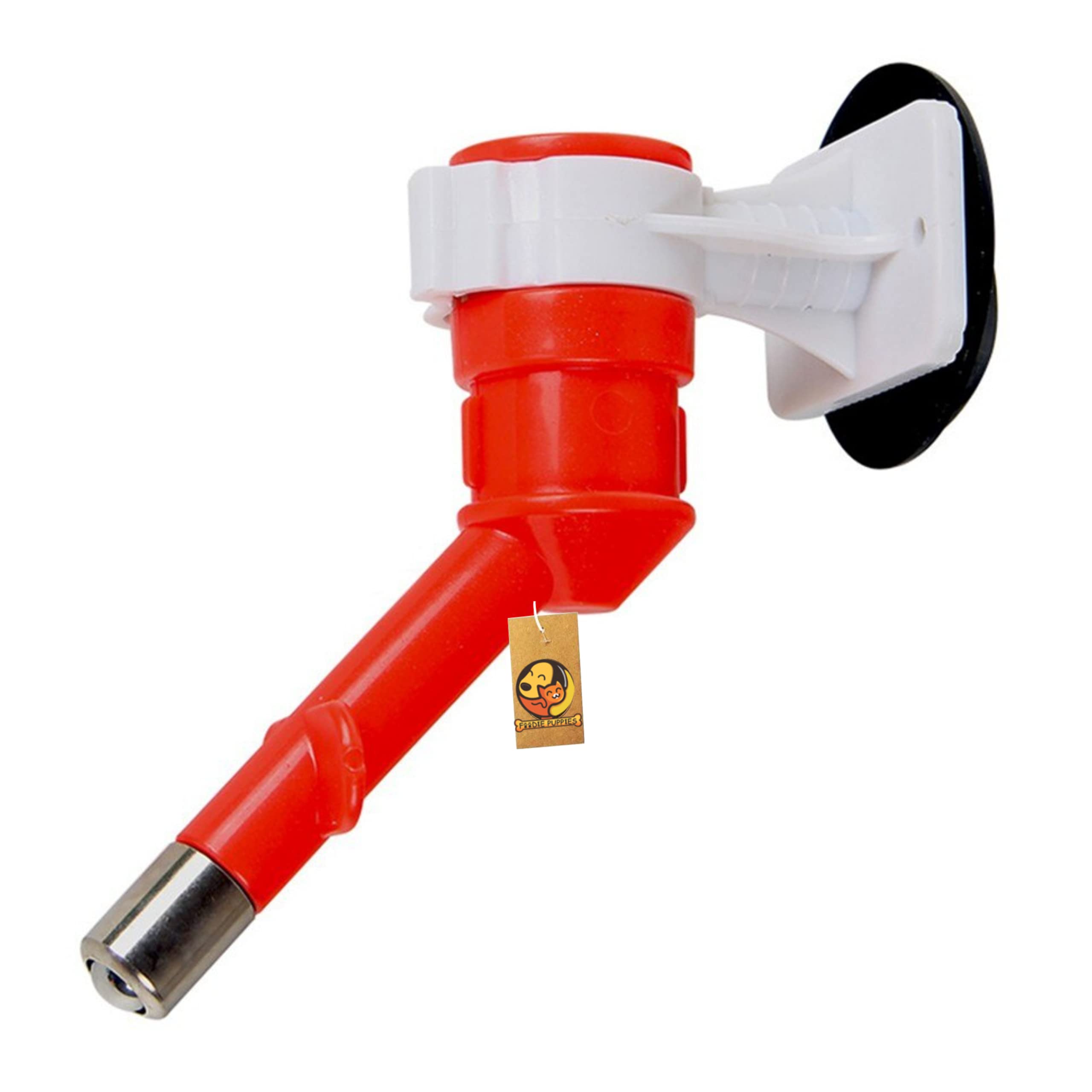 Foodie Puppies Pet Water Dispenser Drinking Feeder Hanging Leak-Proof Nozzle for Fountain Bottle, Color May Vary (B09CMD1ZKL) Amazon Price History, Amazon Price Tracker
