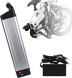 SDTYYP 36V Electric Bike Folding Built-in Lithium Battery 7Ah 9Ah 9.6Ah 10.5Ah for 250W 350W Motor Folding Electric Bike with 42V Charger/BMS/carrying Handle