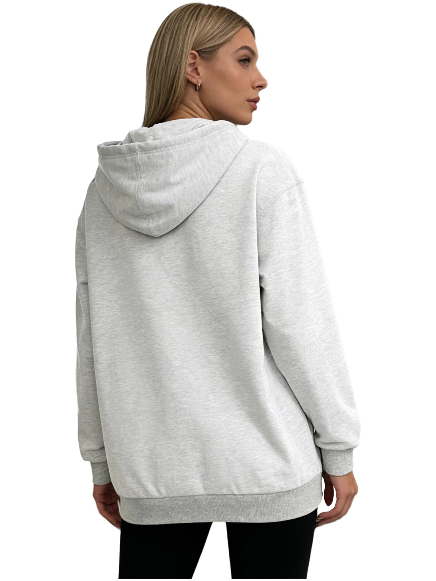 Sudaderas con Capucha para Mujer Camiseta Después De La Cirugía del Hombro Ropa Adaptables para Necesidades Especiales