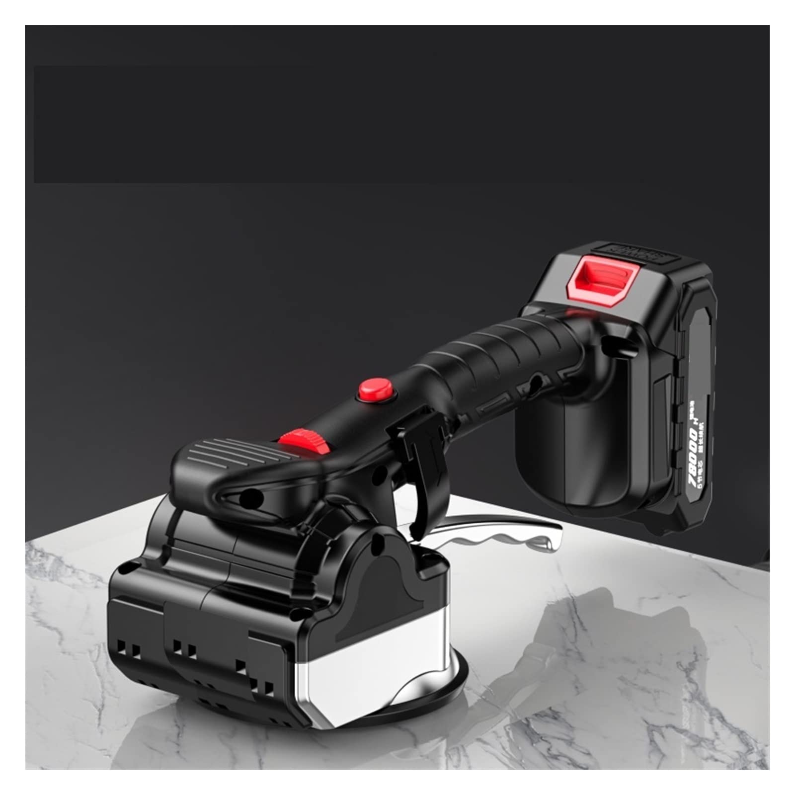 CUDTAPI 1000W Tiling Tile Machine Tiles Vibrator Suction Cup Adjustable Automatic Floor Leveling Tool For Battery(Onecolor)