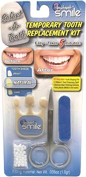 NATURAL WHITE SELECT A TOOTH INSTANT FAST & EASY TEETH REPAIR KIT