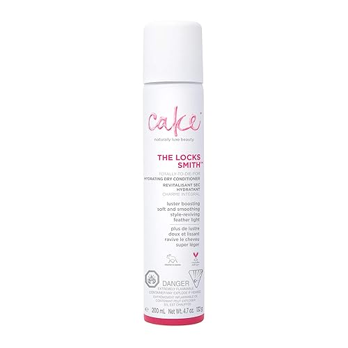 CAKE Beauty The Locks Smith - Acondicionador seco hidratante en aerosol blanco 47 onzas paquete de 1 CAKE Beauty The Locks Smith - Acondicionador seco hidratante en aerosol blanco 47 onzas paquete de 1