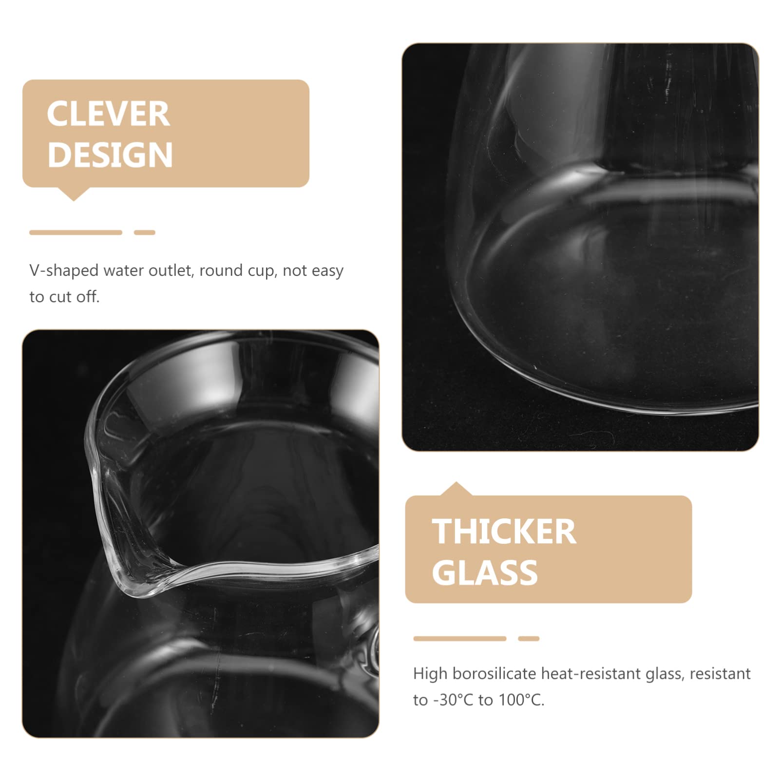 Türkische Kaffeekanne Aus Borosilikatglas | 450ml Fassungsvermögen | Hitzebeständig Bis 100°C