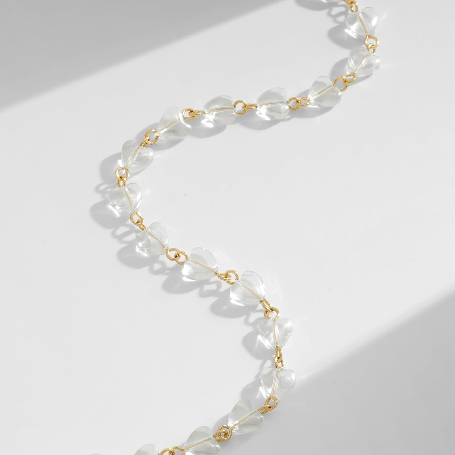 VACRONA Gold Dainty Beaded Choker Necklace 18K Gold Plated Evil Eye Choker Necklace Delicate Long Gold Chain Necklaces Jewelry Gift for Women - Image 4