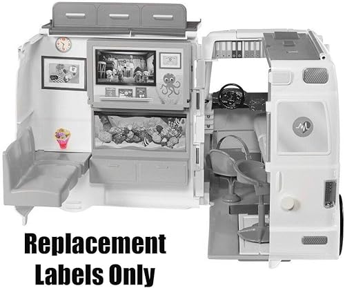 Miniatura 6 de Fisher-Pric e Calcomanías de repuesto para Barbie Care Clinic  Barbie Doll Playset FRM19 Barbie Care Clinic  Etiquetas de repuesto  Hoja D