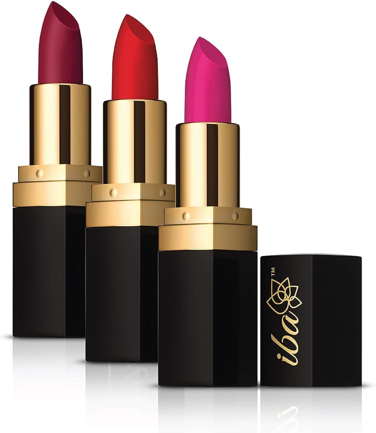 Halal Care Lipstick Combo 6 - Party Ready Matte Long Stay, Multicolor, 4 g (Pack of 3)