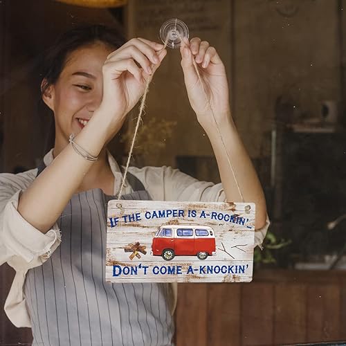 Miniatura 9 de Now She Flies With Butterflies Letrero de madera para colgar en casa con placa de madera retro, decoración de pared, decoración de puerta del hogar,