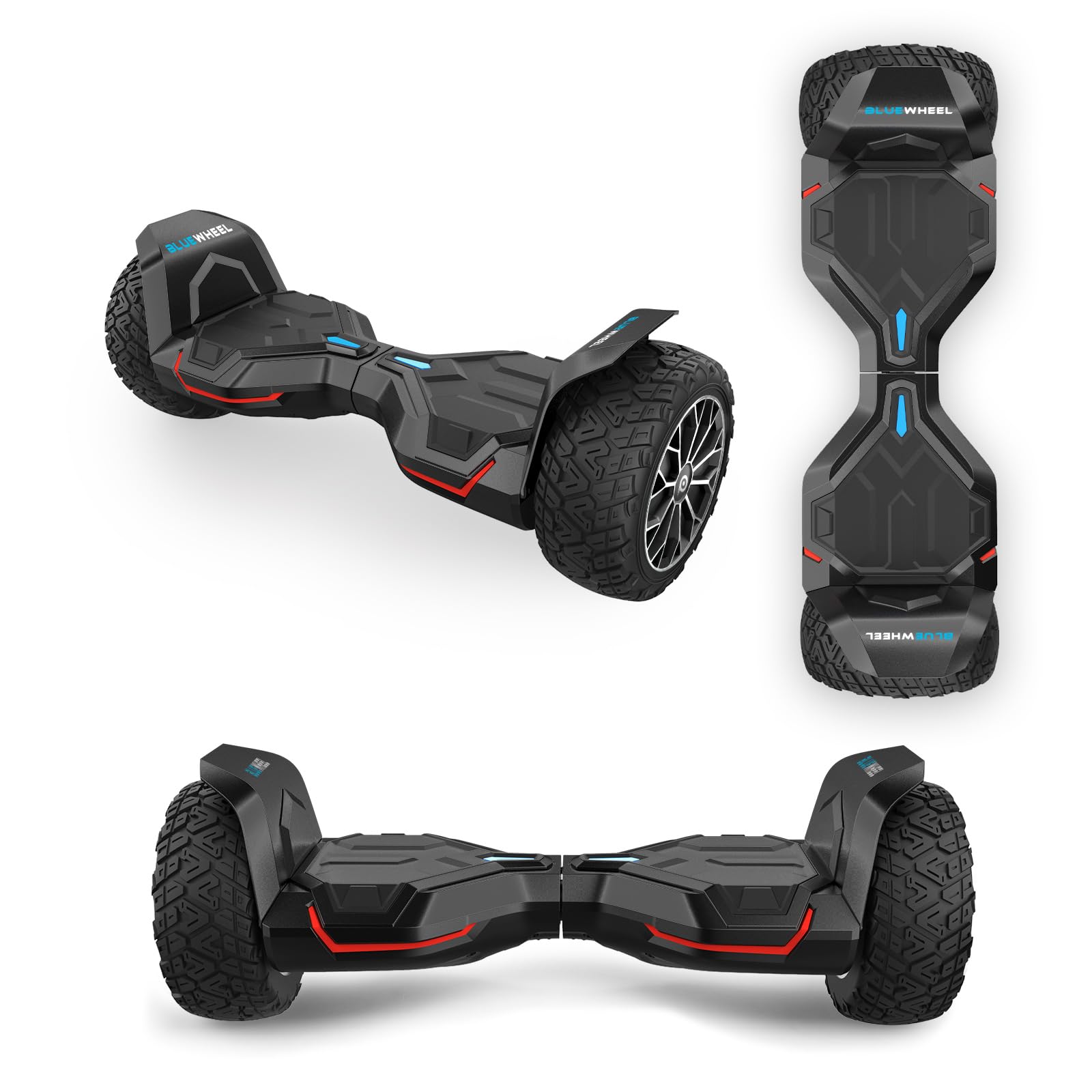 Bluewheel HX510 Premium 8.5“ Hoverboard Offroad SUV; Deutsche Qualitäts Marke; Kinder Sicherheitsmodus & App - Bluetooth; Starker Dual Motor; Aluminium Case Elektro Skateboard Self Balance Scooter