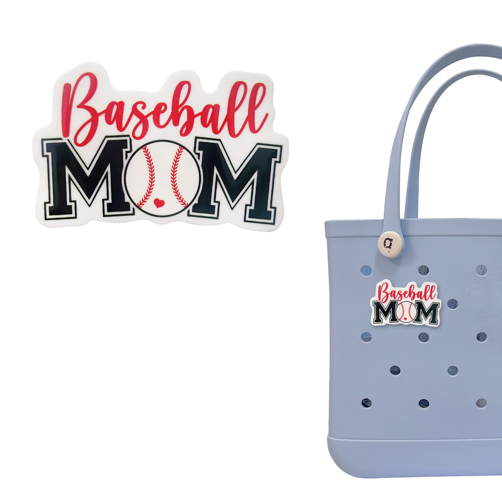 Rimvoe Baseball Mom Bogg Bag Charm