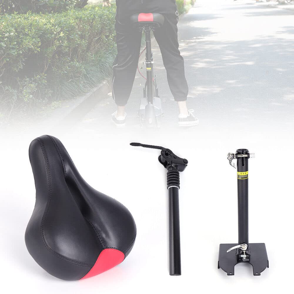Asiento Plegable Universal Para Xiaomi M365 Y M365 Pro - Sillín De Bicicleta Con Altura Regulable 40-60 Cm, PU Suave, Fácil Instalación Sin Perforar
