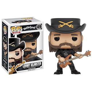 Funko Pop! Rocks: Lemmy Kilmister – Lemmy Motorhead – Figurine en Vinyle à Collectionner – Idée de Cadeau – Produits Officiels – Jouets pour les Enfants et Adultes – Music Fans - Les Beatles, Paul McCartney, John Lennon, RIngo Starr, George Harrison