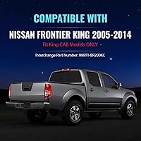 Vista 2 de ALLGOOD Tapa de cubierta para puerta trasera compatible con Nissan Frontier King 2005 2006 2007 2008 2009 2010 2011 2012 2013 2014 tapas protectoras
