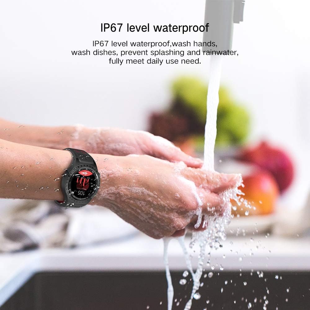 Amazon.com: Reloj inteligente SMA-M1 para teléfonos Android para hombres  contestar llamadas actividad, reloj de seguimiento de actividad con monitor  de frecuencia cardíaca, monitoreo del sueño, reloj inteligente con GPS  integrado (rojo) :