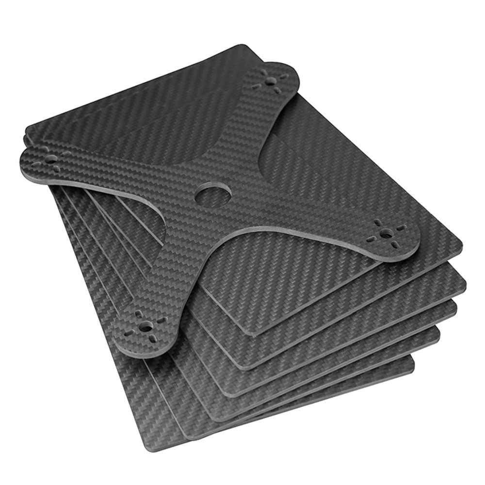 ZSJ New CNC Cutting Mini Pure 3.0mm Thickness 3K Twill Matt 200X250mm Carbon Fiber Sheet Panel for RC Drone Multicopter
