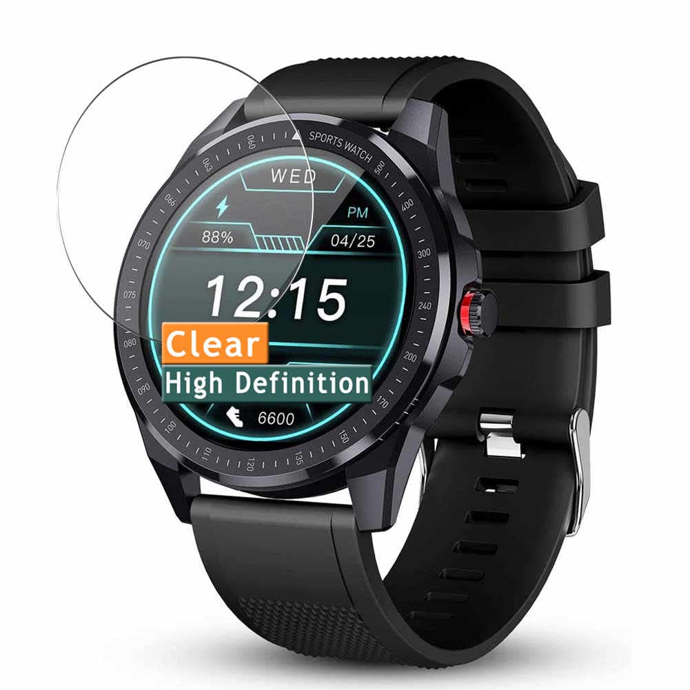 Vaxson3-Pack Screen Protector, compatible with OUTAD SN88 1.3" Smartwatch Smart watch, TPU Guard Film Protectors Sticker [NOT Tempered Glass] New