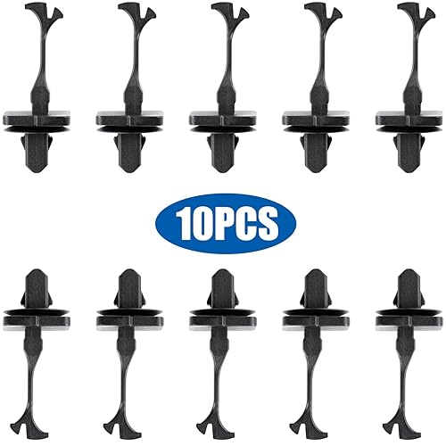 Miniatura 5 de OAUTOO 10 piezas de adorno de techo y poste delantero del pilar clip para Toyota 90950-08004, Nissan 76988-JM00A